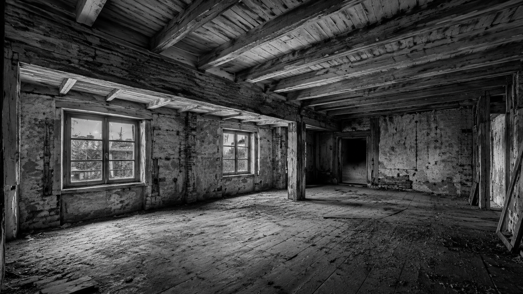 Bestandsraum vor der Transformation