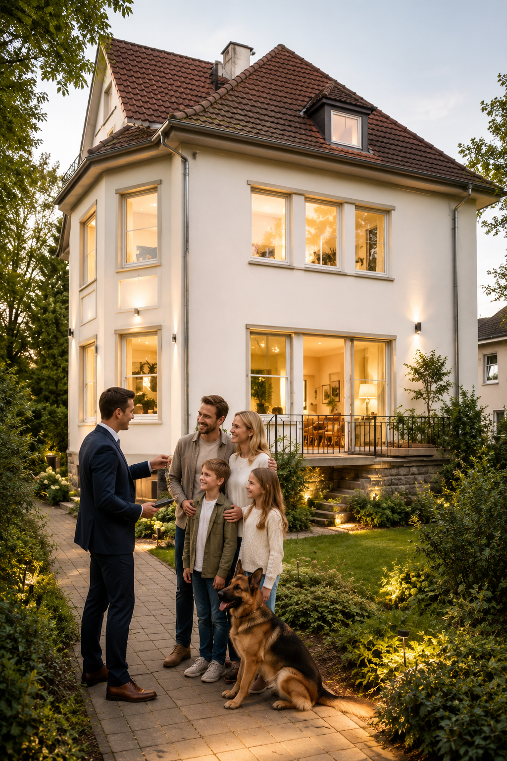 Fertig transformierte Immobilie mit Eigentümerfamilie